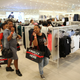 Shoppers react during the opening of the 'Mall of Africa' in Midrand outside Johannesburg, South Africa in 2016.